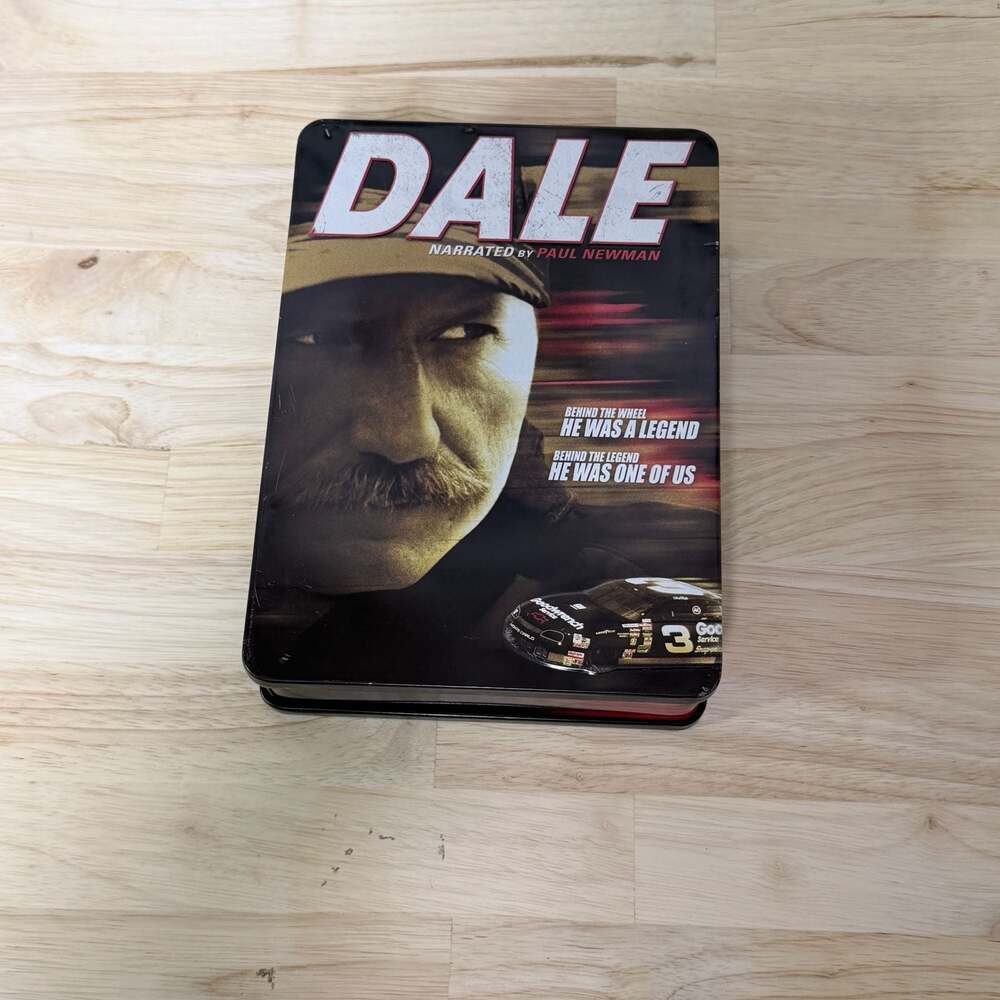 Dale Earnhardt DVD Tin Box Set Movie Includes Rare Daytona 500
